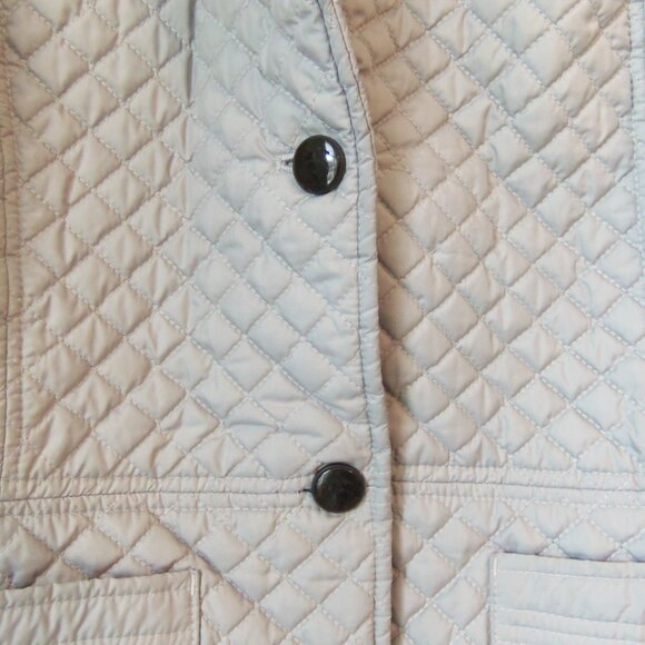 Brooks Brothers Lightweight Quilted Jacket Gray sz 16 - Picture 8 of 12